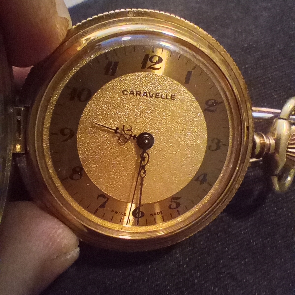 Vintage Caravelle Women’s Pocket Watch